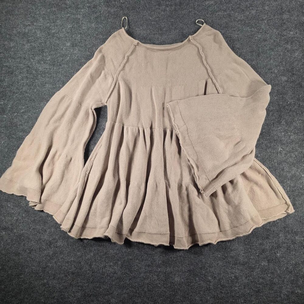 Unbranded Women's Brown and Tan Blouse